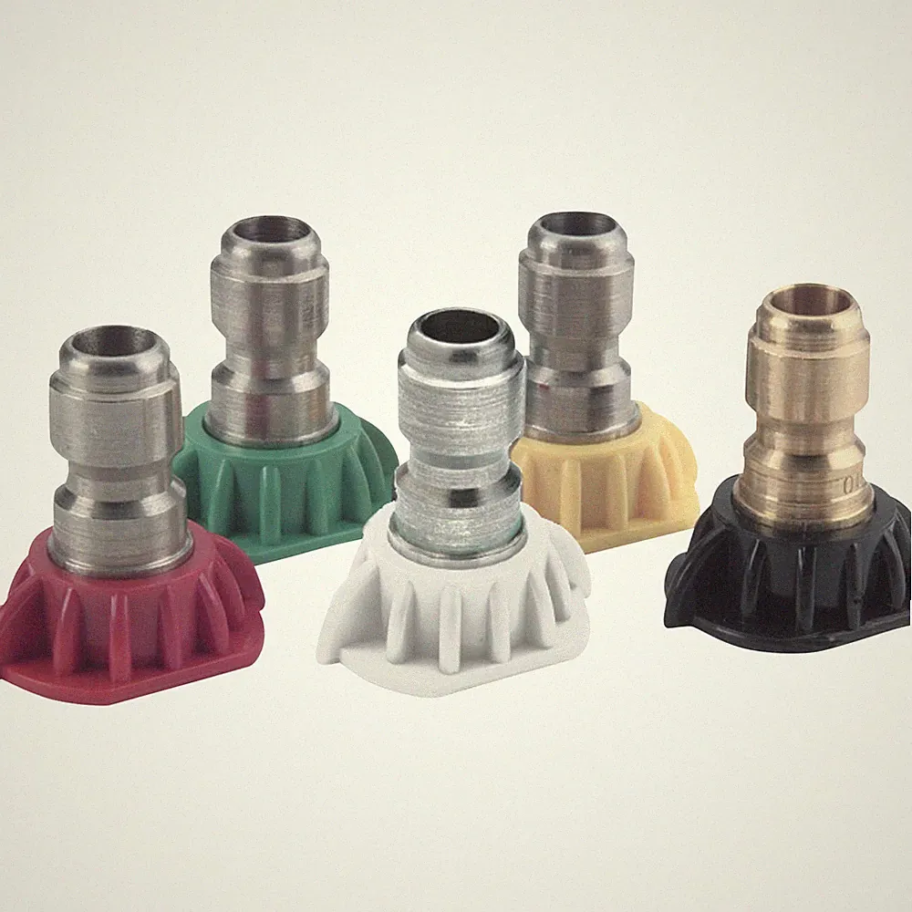NorthStar 1/4in. Pressure Washer Quick-Couple Nozzle Set, 5-Pk., Size 4.0, SS