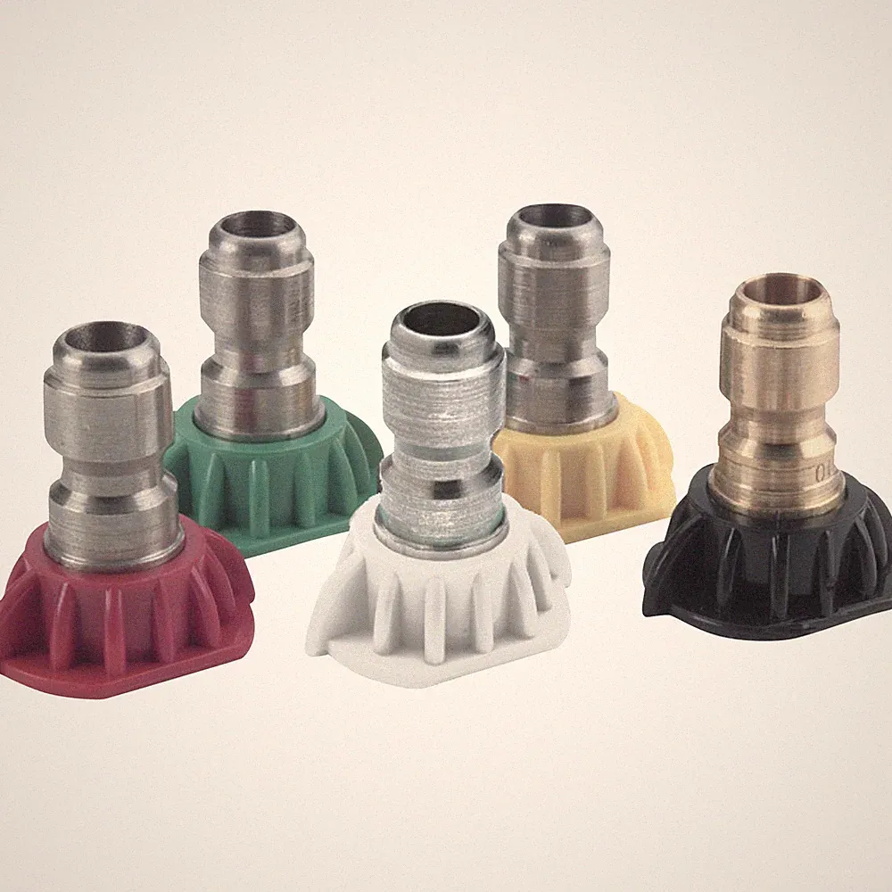 NorthStar 1/4in. Pressure Washer Quick-Couple Nozzle Set, 5-Pk., Size 4.0, SS