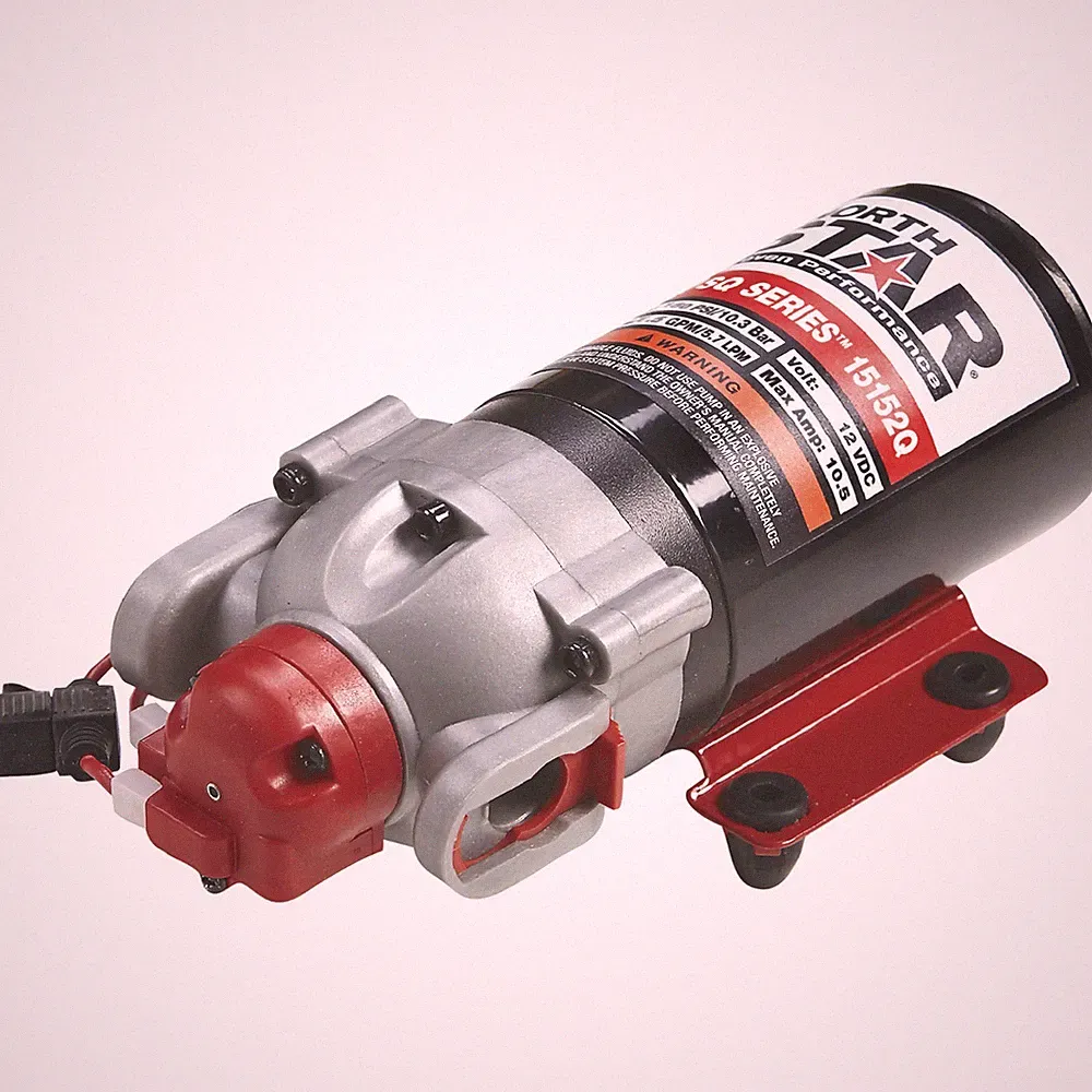 NorthStar 12V High Pressure Sprayer Diaphragm Pump 1.5 GPM 150 PSI Quick Connect