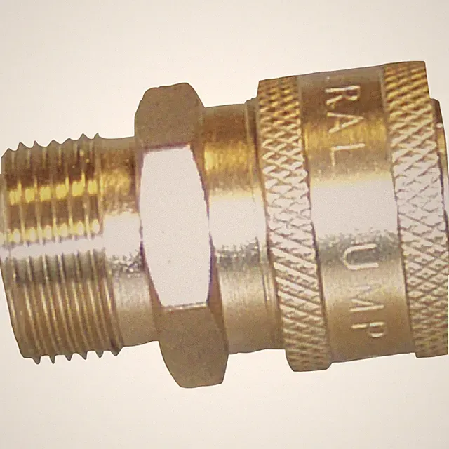 NorthStar Ball-Type Pressure Washer Quick Coupler, M22 x 3/8in., 4500 PSI, Brass