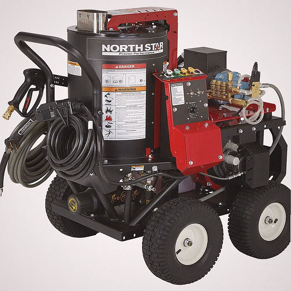 NorthStar Electric Wet Steam and Hot Water Pressure Washer, 2750 PSI, 2.5 GPM
