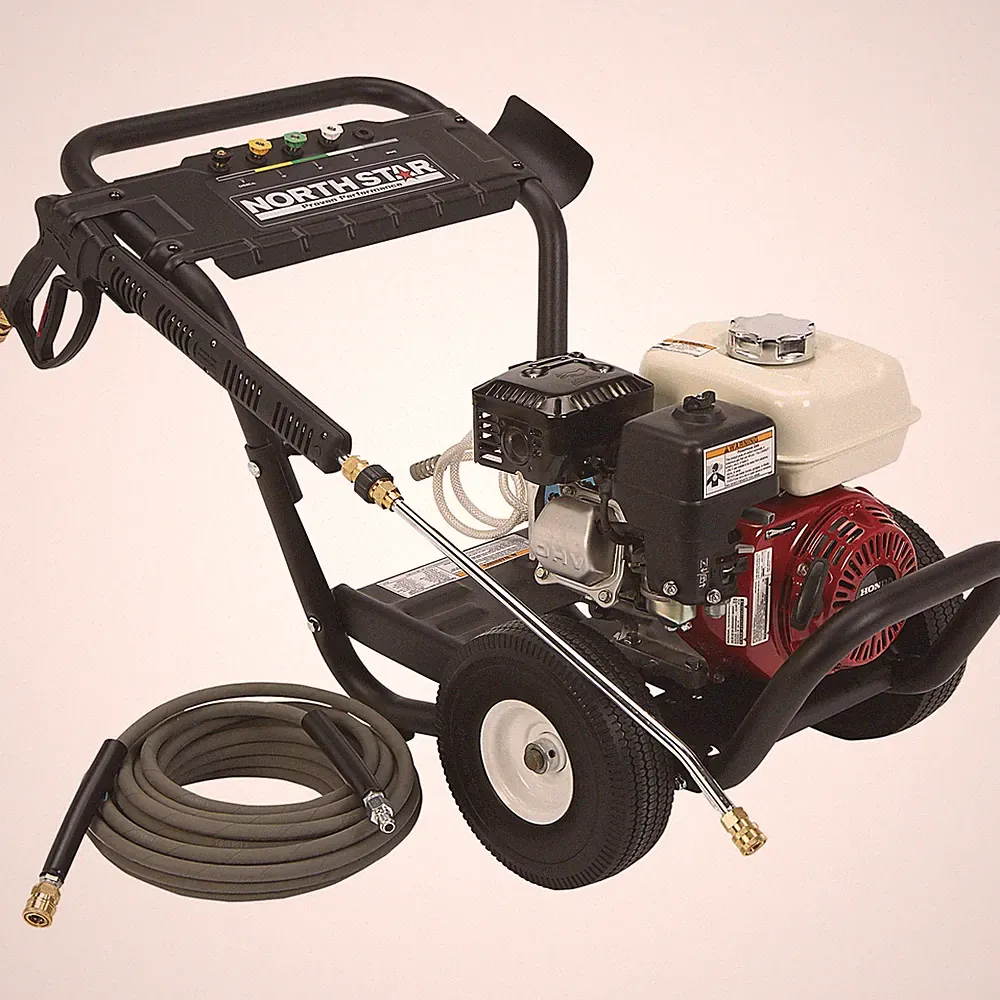 NorthStar Gas Cold Water Pressure Washer, 3300 PSI, 2.5 GPM, Honda GX200 OHV
