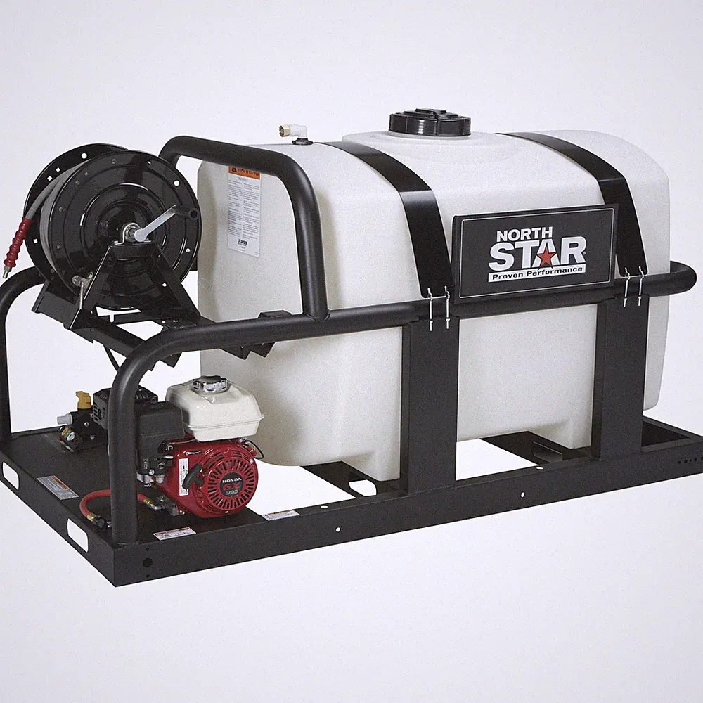 NorthStar Gas Cold Water Pressure Washer Skid, 2000 PSI, 3.5 GPM, Honda GX200