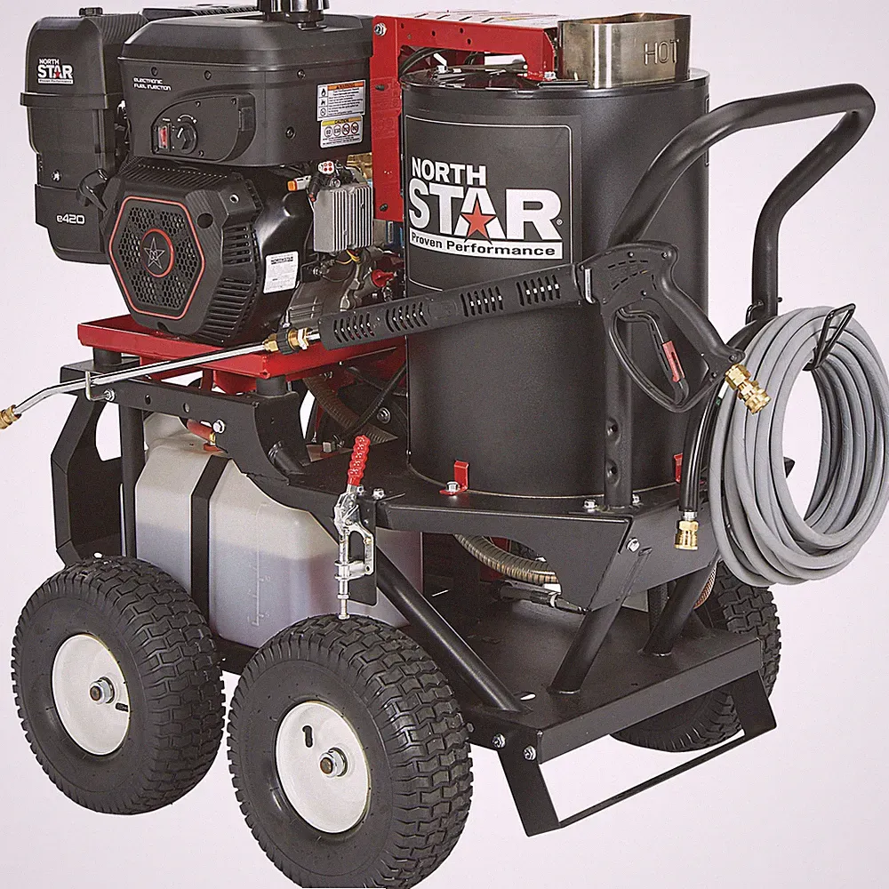 NorthStar Gas Hot Water and Wet Steam Pressure Washer, 3000 PSI, 4 GPM