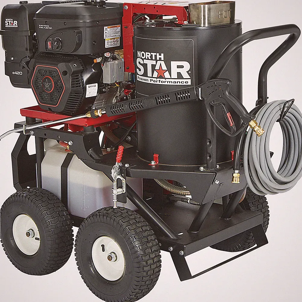 NorthStar Gas Hot Water and Wet Steam Pressure Washer, 3000 PSI, 4 GPM