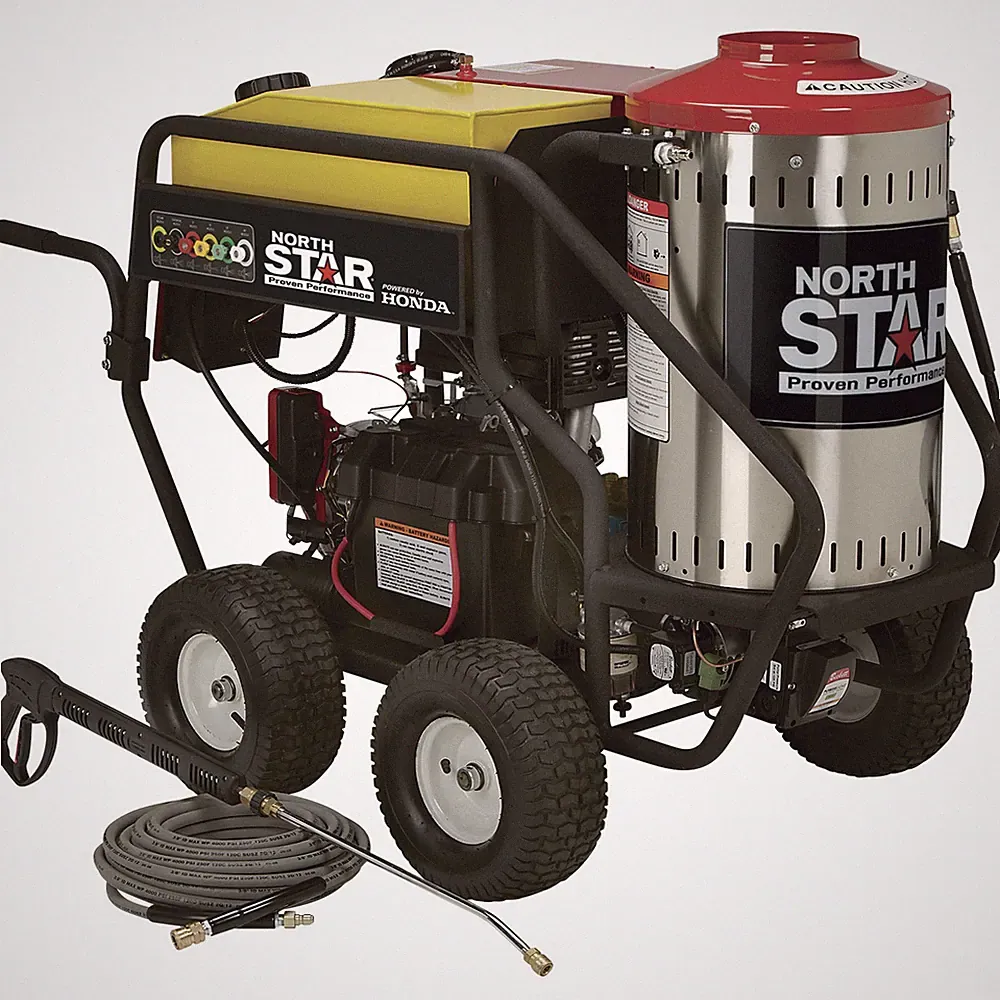NorthStar Gas Hot Water and Wet Steam Pressure Washer,3000 PSI, 4 GPM, Honda