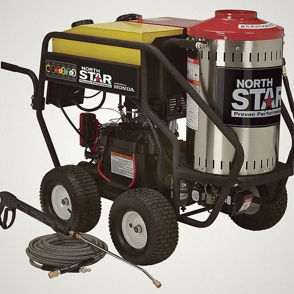 NorthStar Gas Hot Water and Wet Steam Pressure Washer,3000 PSI, 4 GPM, Honda