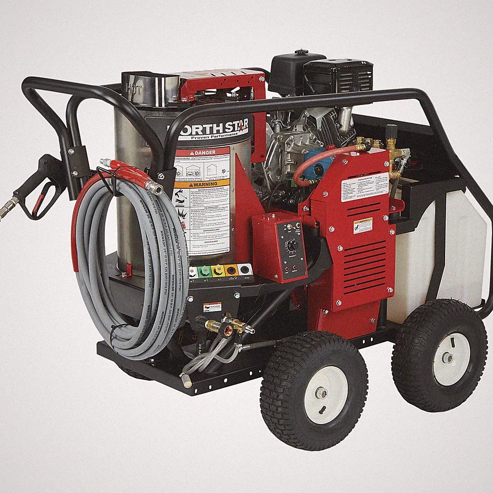 NorthStar Gas Hot Water and Wet Steam Pressure Washer, 3500 PSI, 3.5 GPM, Honda