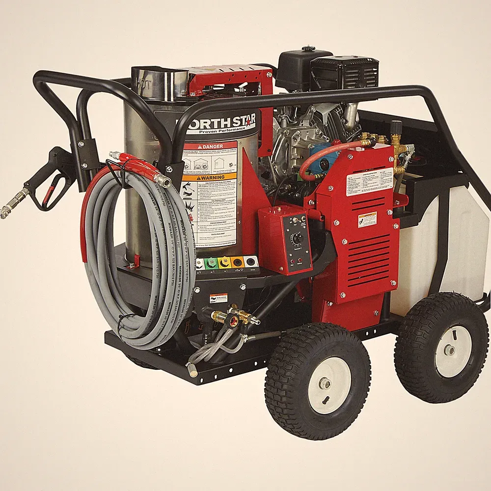 NorthStar Gas Hot Water and Wet Steam Pressure Washer, 3500 PSI, 3.5 GPM, Honda