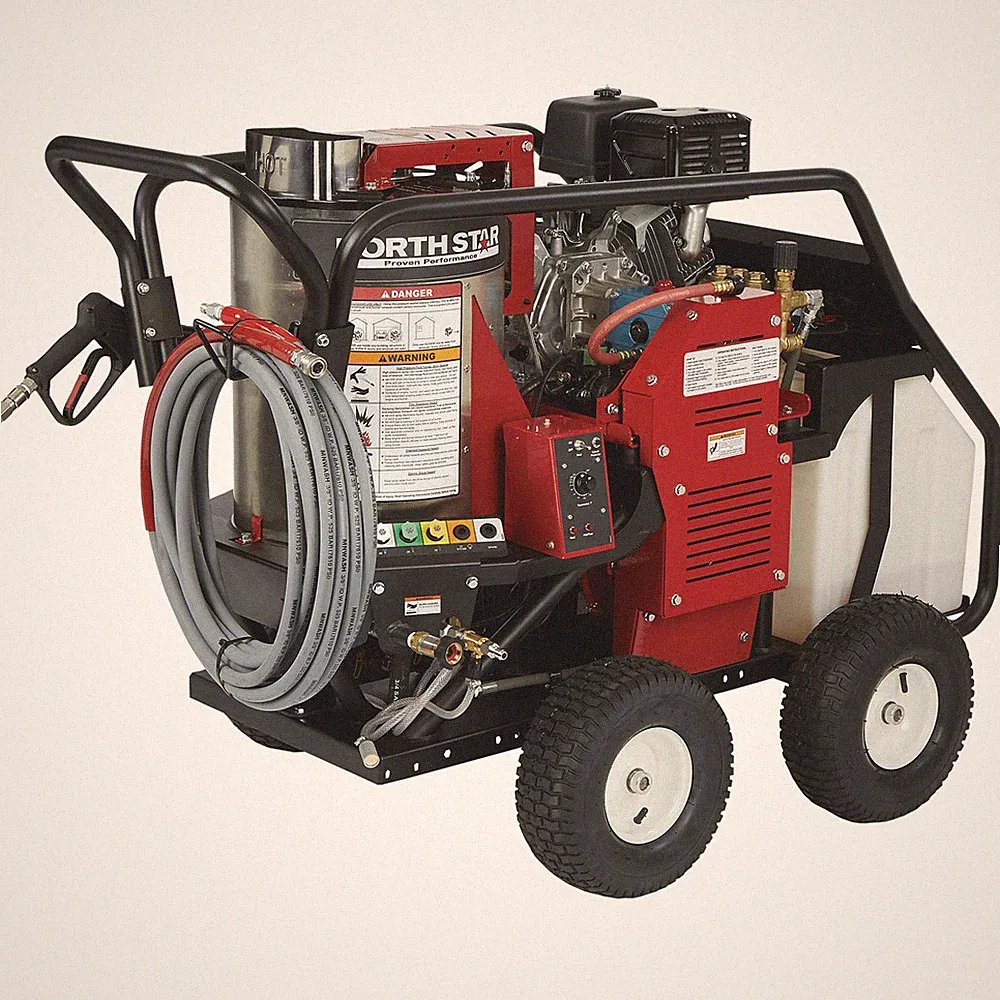 NorthStar Gas Hot Water and Wet Steam Pressure Washer, 3500 PSI, 3.5 GPM, Honda
