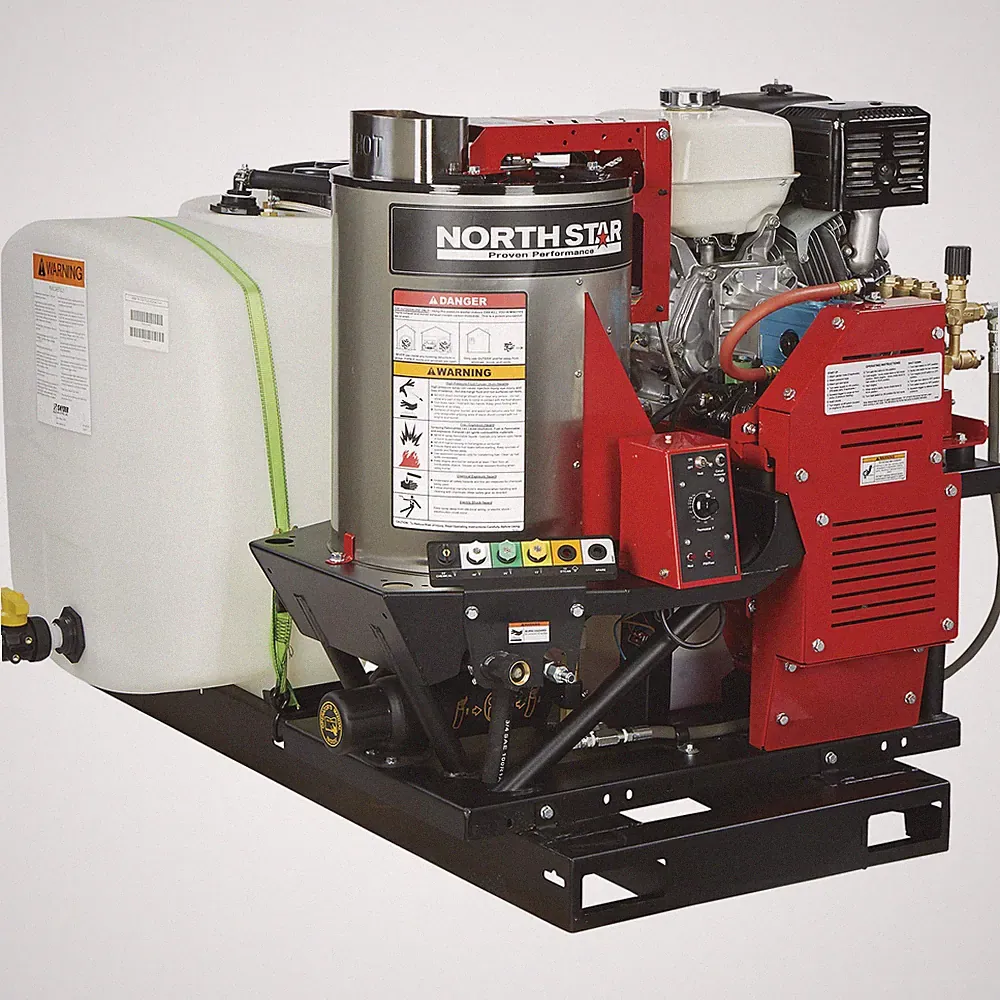 NorthStar Gas Hot Water and Wet Steam Pressure Washer Skid, 3000 PSI, 4 GPM