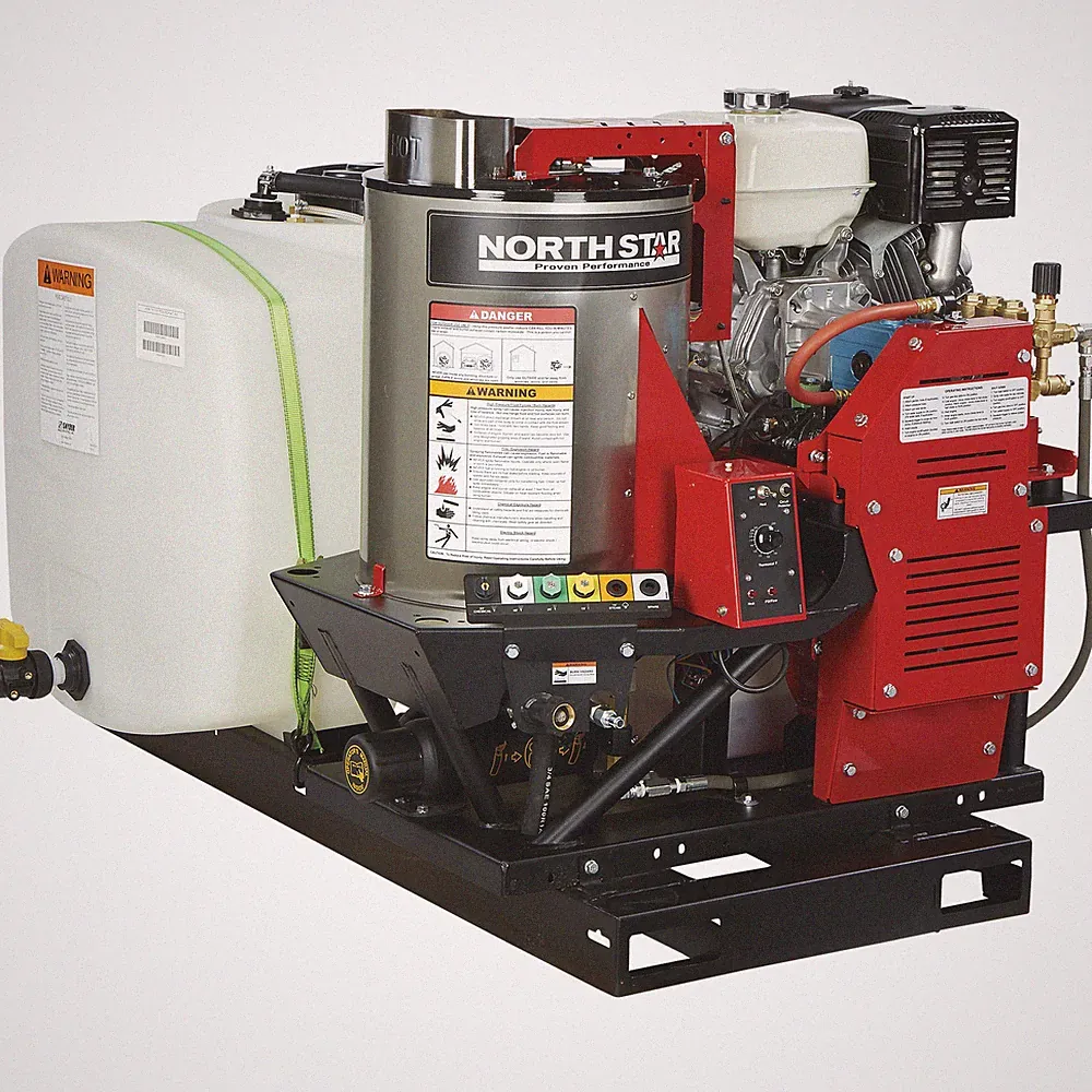 NorthStar Gas Hot Water and Wet Steam Pressure Washer Skid, 3000 PSI, 4 GPM