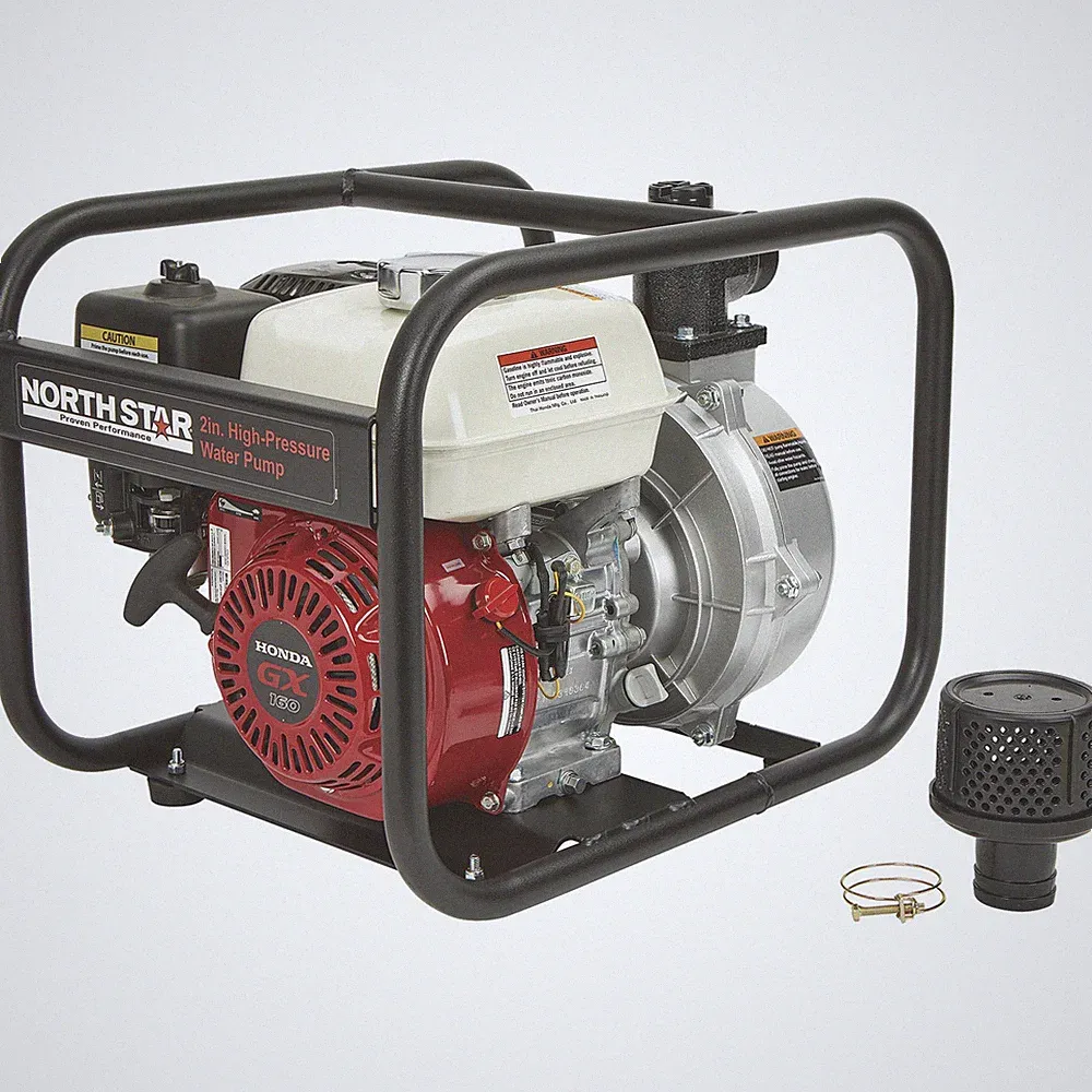 NorthStar High-Pressure Water Pump, 8120 GPH, 94 PSI, 2in. Ports, 163cc Honda