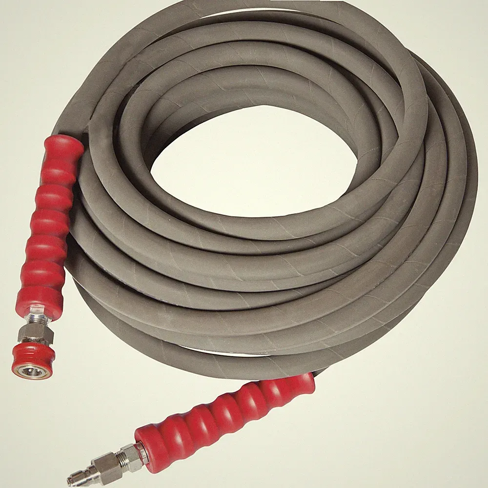 NorthStar Hot Water Nonmarking Pressure Washer Hose, 6000 PSI, 50ft. x 3/8in.