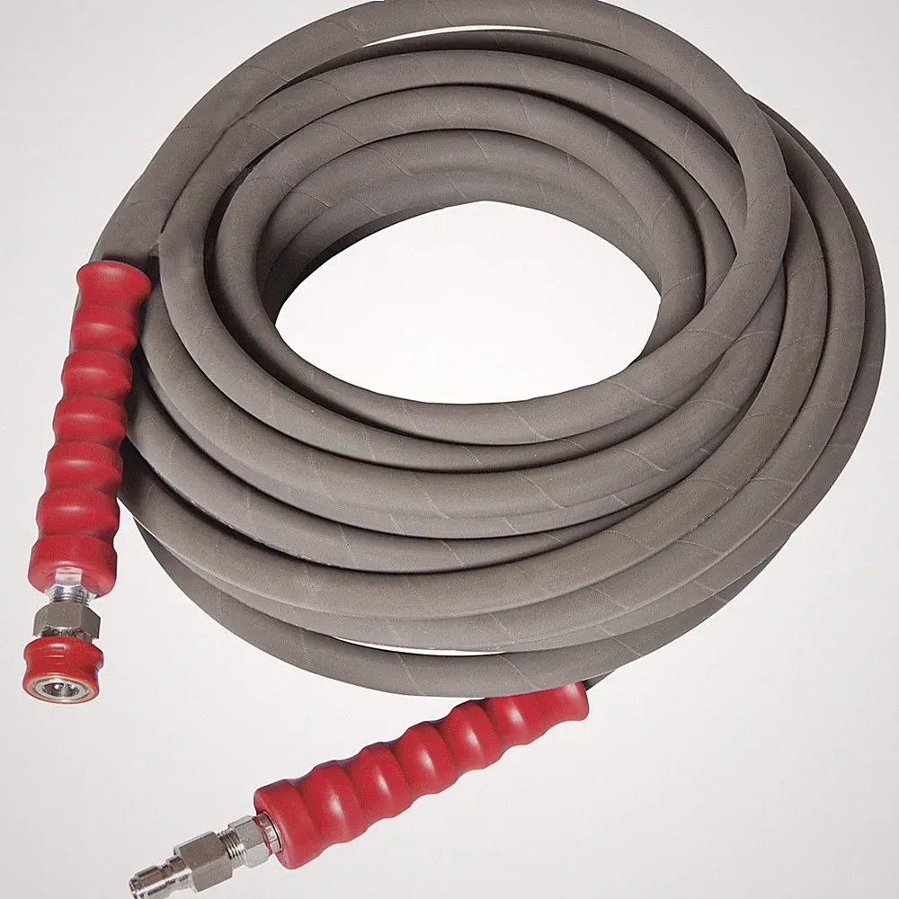 NorthStar Hot Water Nonmarking Pressure Washer Hose, 6000 PSI, 50ft. x 3/8in.