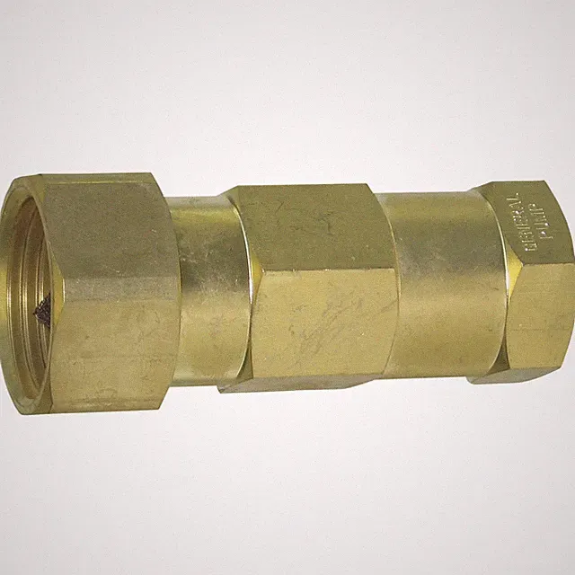 NorthStar In-Line Water Filter, 1/2in. NPT-F x 3/4in. GH, Brass