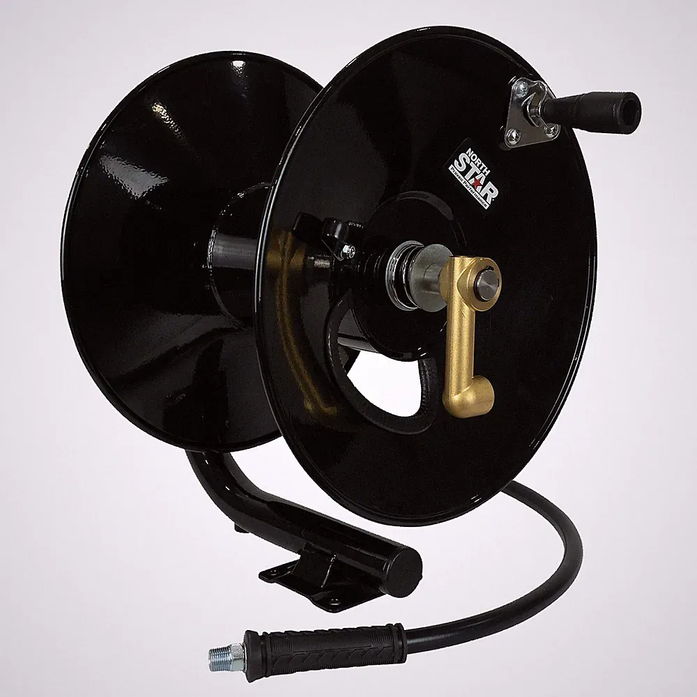 NorthStar Pressure Washer Manual Hose Reel, Fits 150ft. x 3/8in. Hose