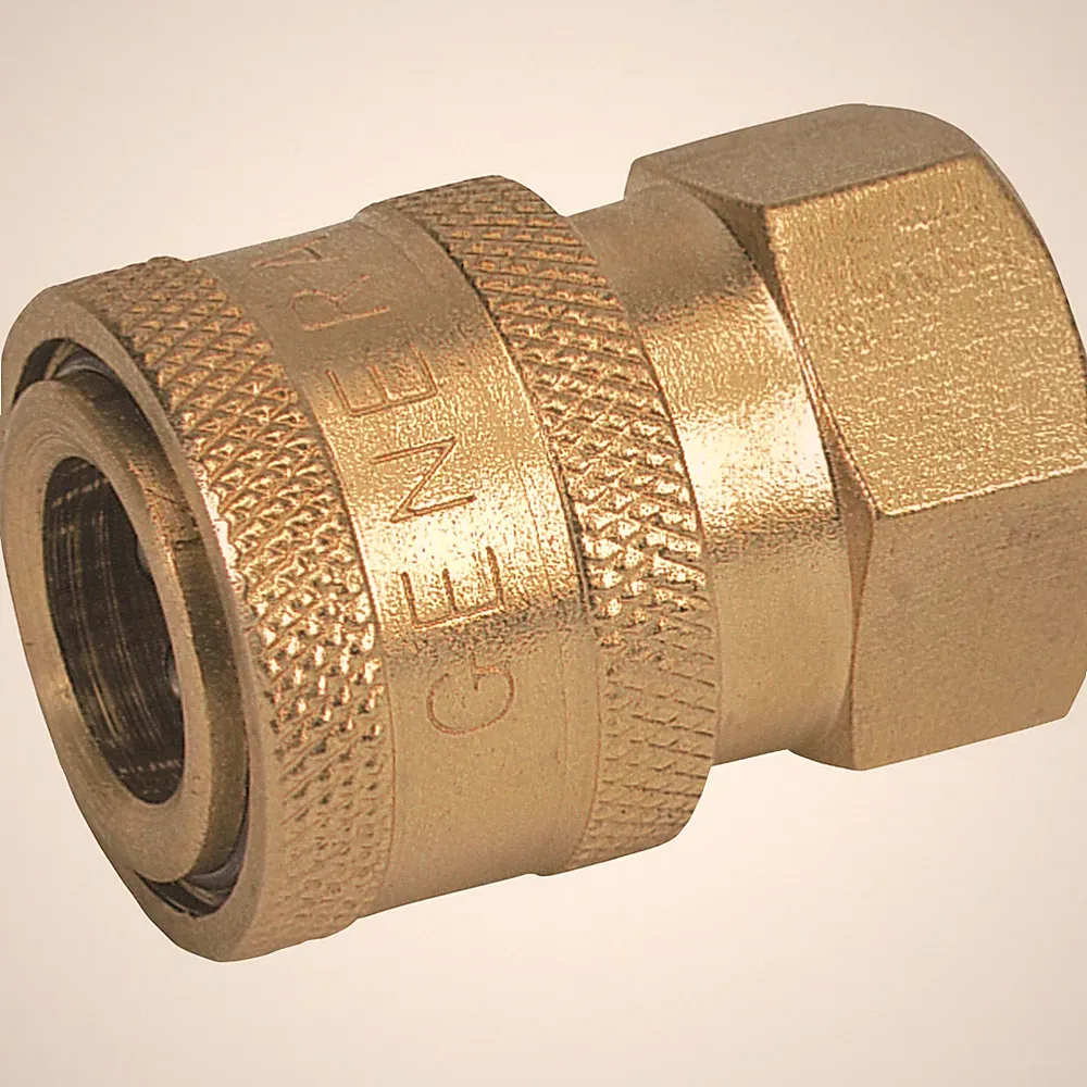 NorthStar Pressure Washer Quick Coupler, 1/2in. Inlet, 4500 PSI, 12 GPM, Brass