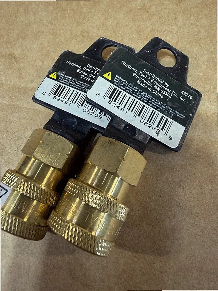NorthStar Pressure Washer Quick Coupler 1/4” QC-F 1/4” NPT-M 5,000 PSI 43270 1pc