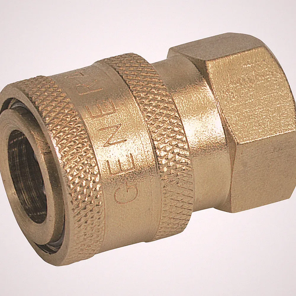 NorthStar Pressure Washer Quick Coupler, 1/4in. NPT-F, 5200 PSI, 6 GPM, Brass