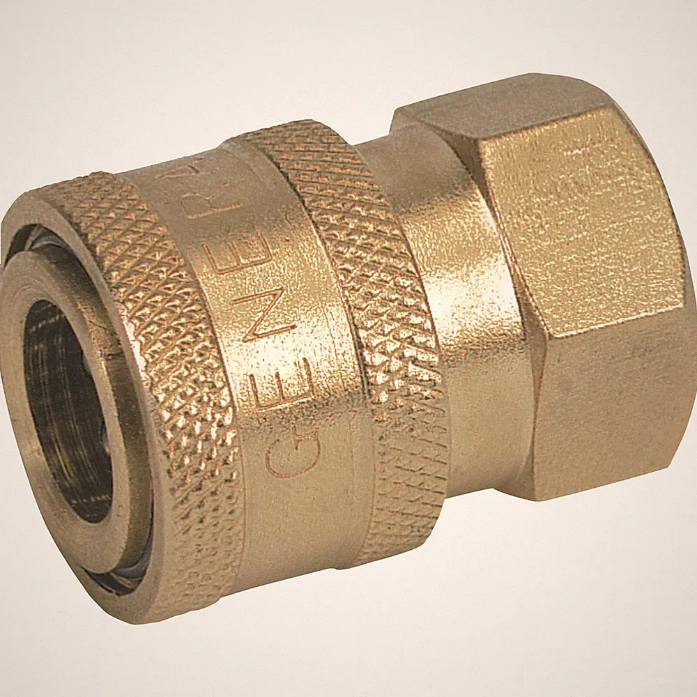 NorthStar Pressure Washer Quick Coupler, 1/4in. NPT-F, 5200 PSI, 6 GPM, Brass