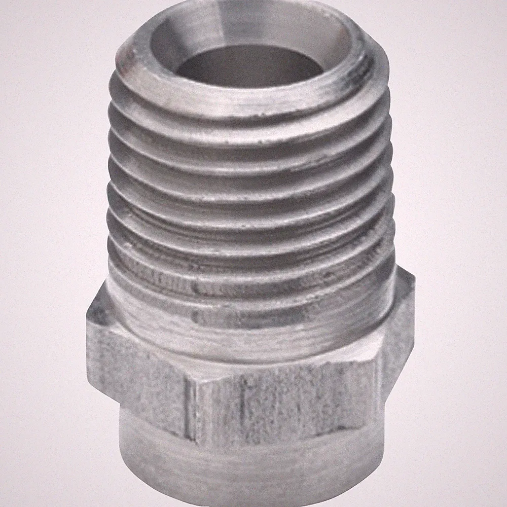 NorthStar Pressure Washer Spray Nozzle, 1/4in. NPT-M, Size 4.0, 40° Spray, SS