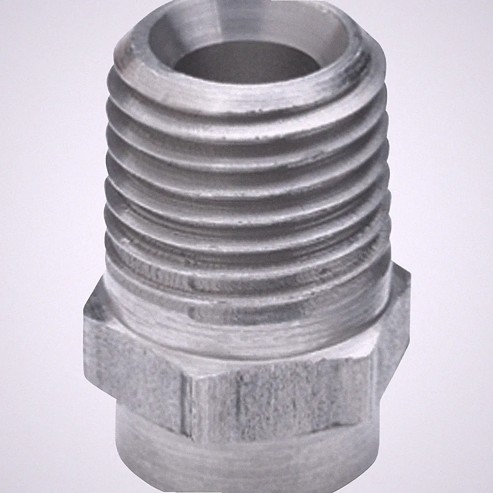 NorthStar Pressure Washer Spray Nozzle, 1/4in. NPT-M, Size 4.0, 40° Spray, SS
