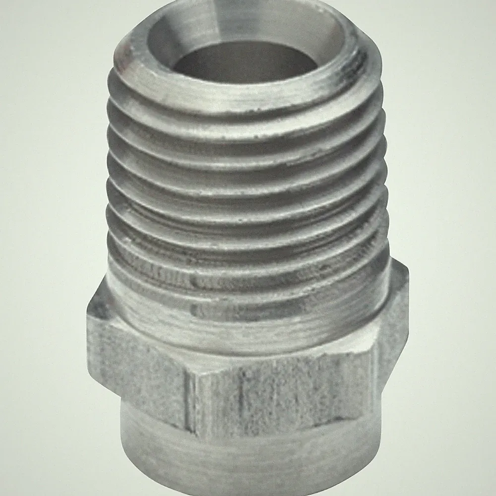 NorthStar Pressure Washer Spray Nozzle, 1/4in. NPT-M, Size 6.0, 15° Spray, SS