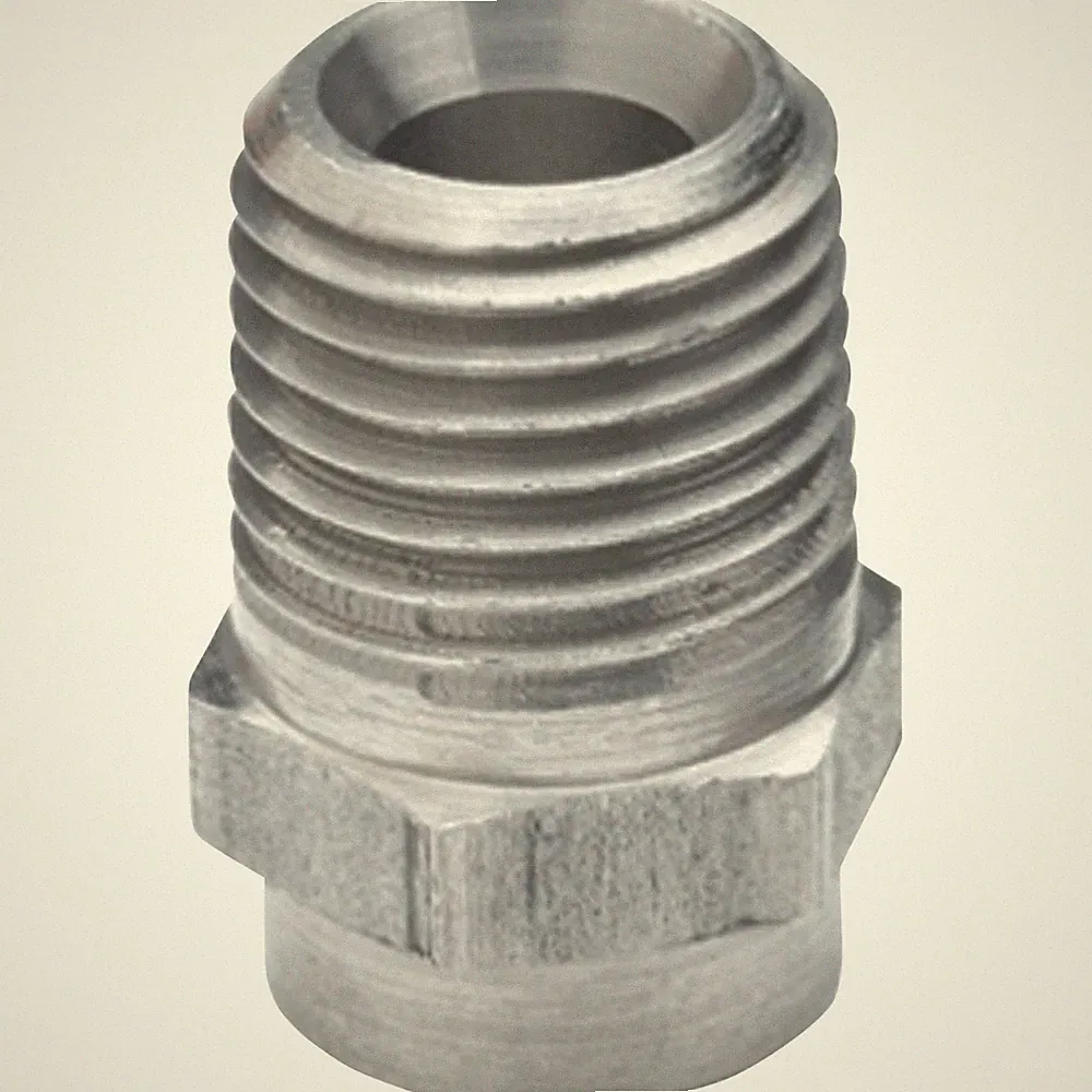 NorthStar Pressure Washer Spray Nozzle, 1/4in. NPT-M, Size 6.0, 40° Spray, SS