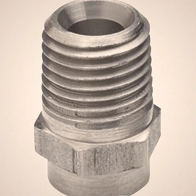 NorthStar Pressure Washer Spray Nozzle, 1/4in. NPT-M, Size 6.5, 40° Spray, SS