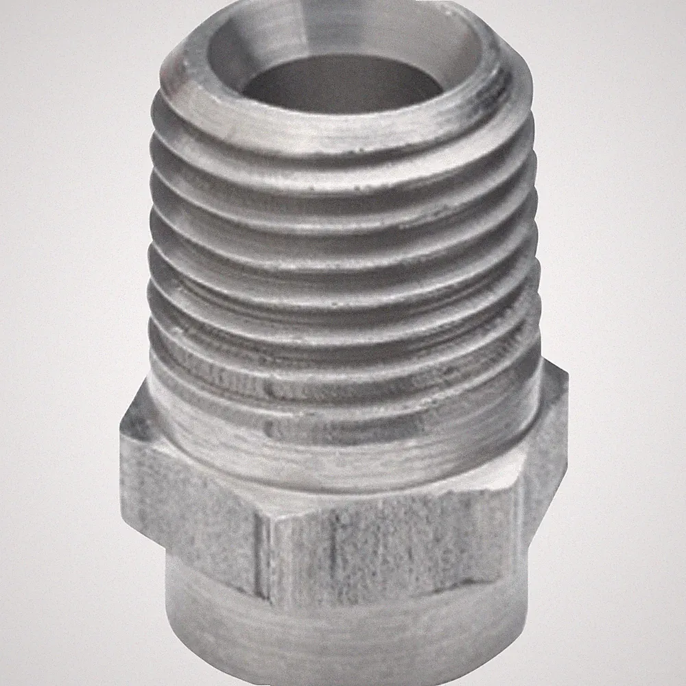NorthStar Pressure Washer Spray Nozzle, 1/4in. NPT-M, Size 7.0, 40° Spray, SS