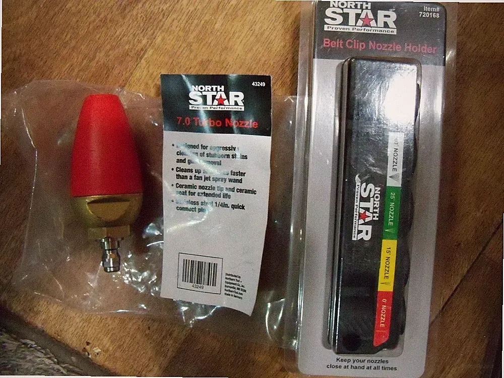NorthStar Rotating Pressure Washer Turbo Nozzle, 4.0 Orifice, 3000-5100 PSI