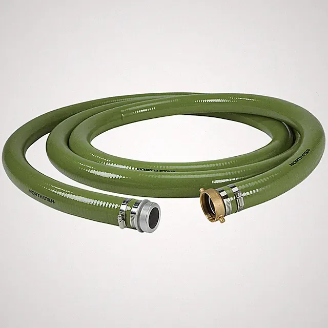 NorthStar Water Pump Suction Hose, 2in. x 20ft. Max. PSI 60, PVC