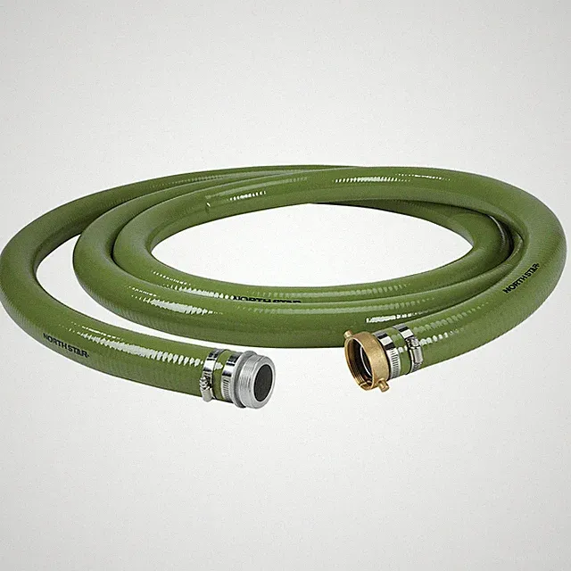 NorthStar Water Pump Suction Hose, 2in. x 20ft. Max. PSI 60, PVC