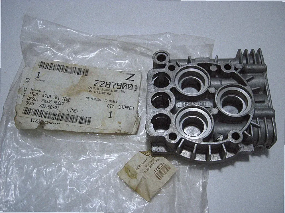 NOS STIHL Pressure Washer Valve Block 4719 701 1200 OEM RE102K RE104K RE106K