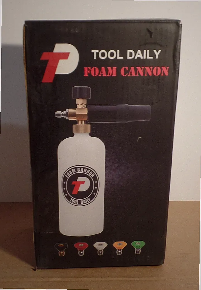 NOS Tool Daily Foam Cannon 1L Pressure Washer Car Wash Snow Foam Lance 1/4 Quick