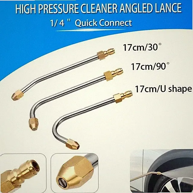 Nozzle Extension High Pressure Useful Wand Angled for LANCE Car Washer Delicate