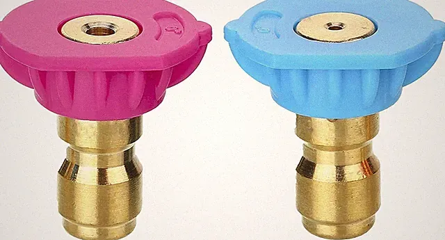 Nozzle Kit 1/4" Quick Connect for Pressure Washer 4000 PSI Soap Rinse Long Range
