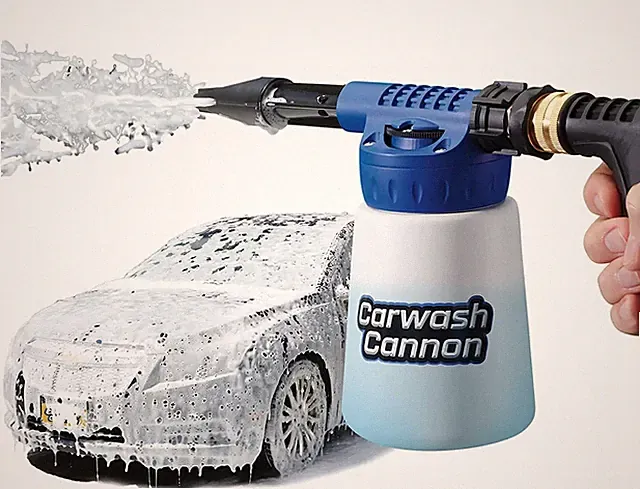 Nozzle Spray Car Wash Gun Cannon Soap Foam Dirt Dust Blaster Hose Thick Sprayer