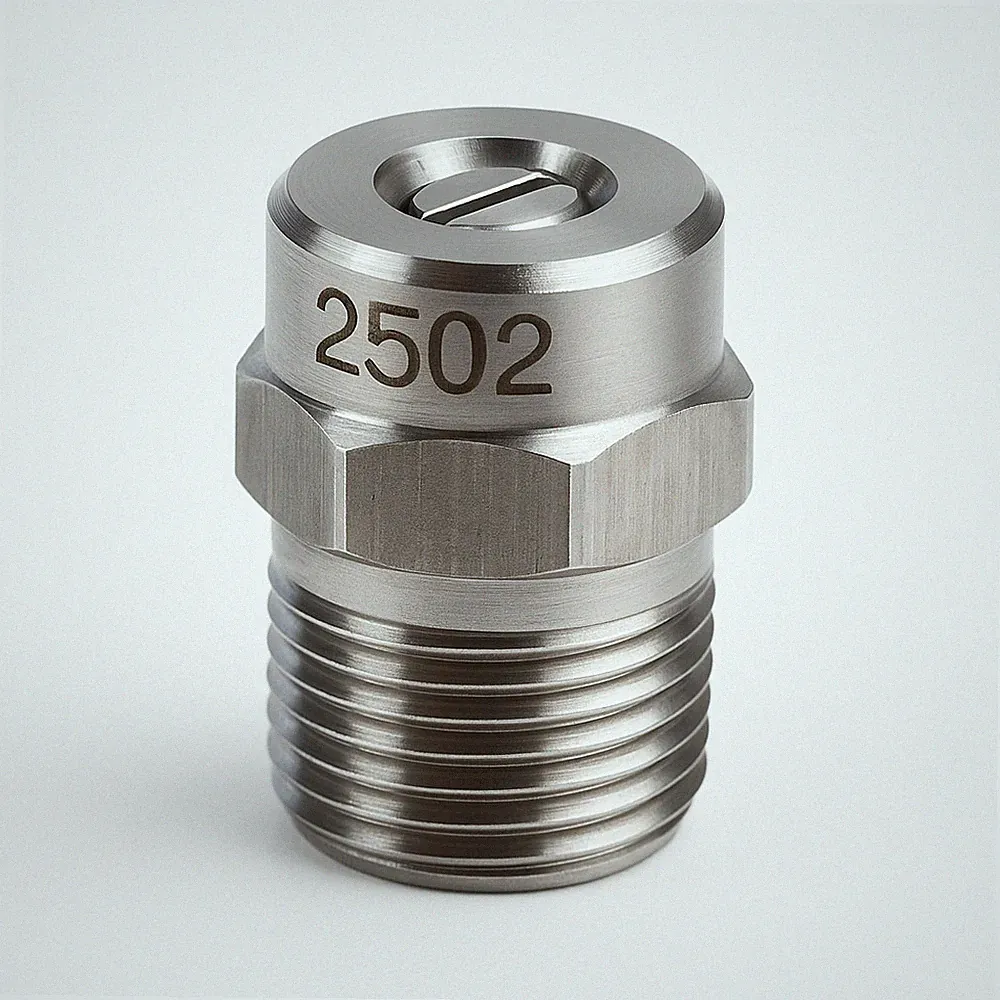 Nozzle Tips 1/4 Spray Stainless Steel for Pressure Washer Cleaning 2502 Set of 5