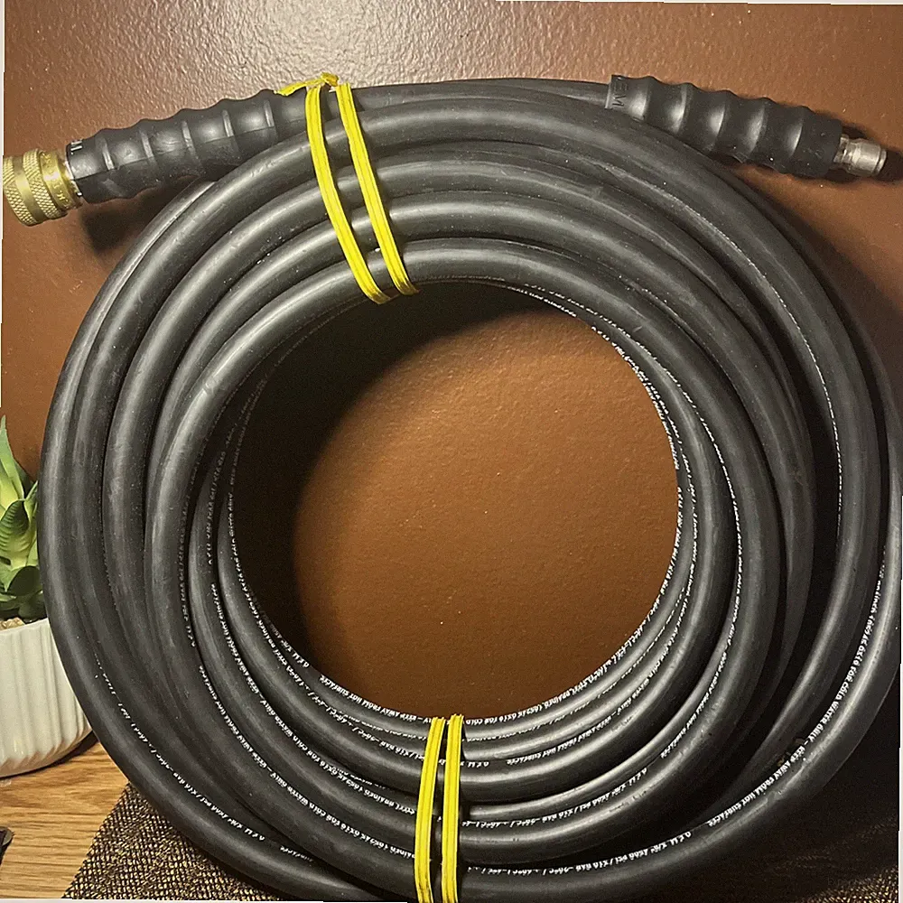 OEM 3/8" Steel Braided Pressure Washer Hose 4500 PSI High Pressure ColdWater50ft