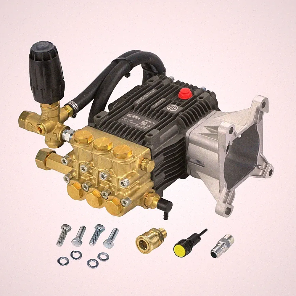 OEM AR Pressure Washer Pump & VRT3 Unloader fits Comet ZWD4042G-K-FNA