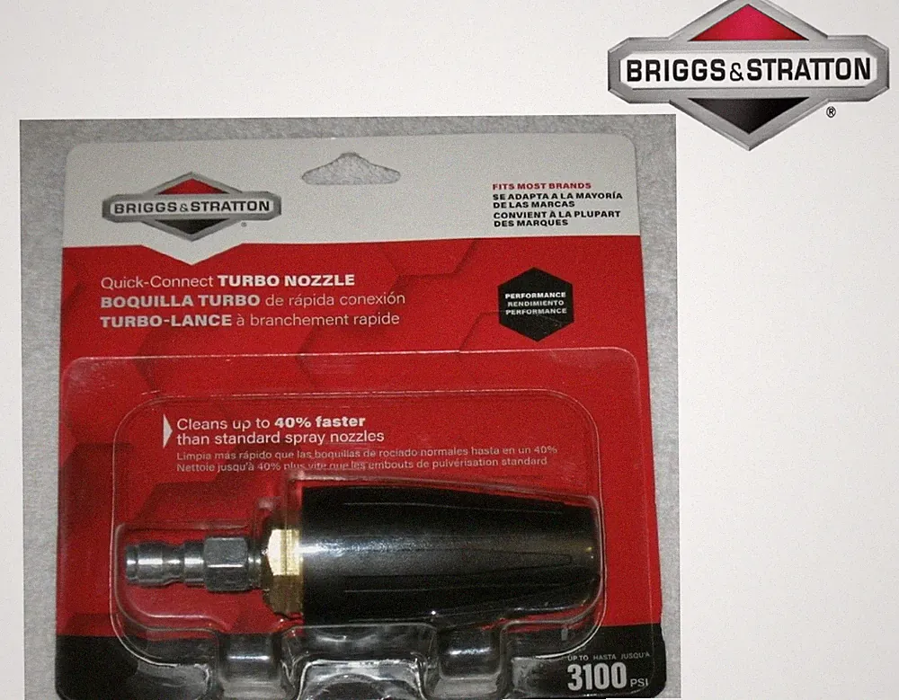 OEM Briggs & Stratton 6195 Quick Connect Turbo Nozzle Pressure Washer 3100 PSI