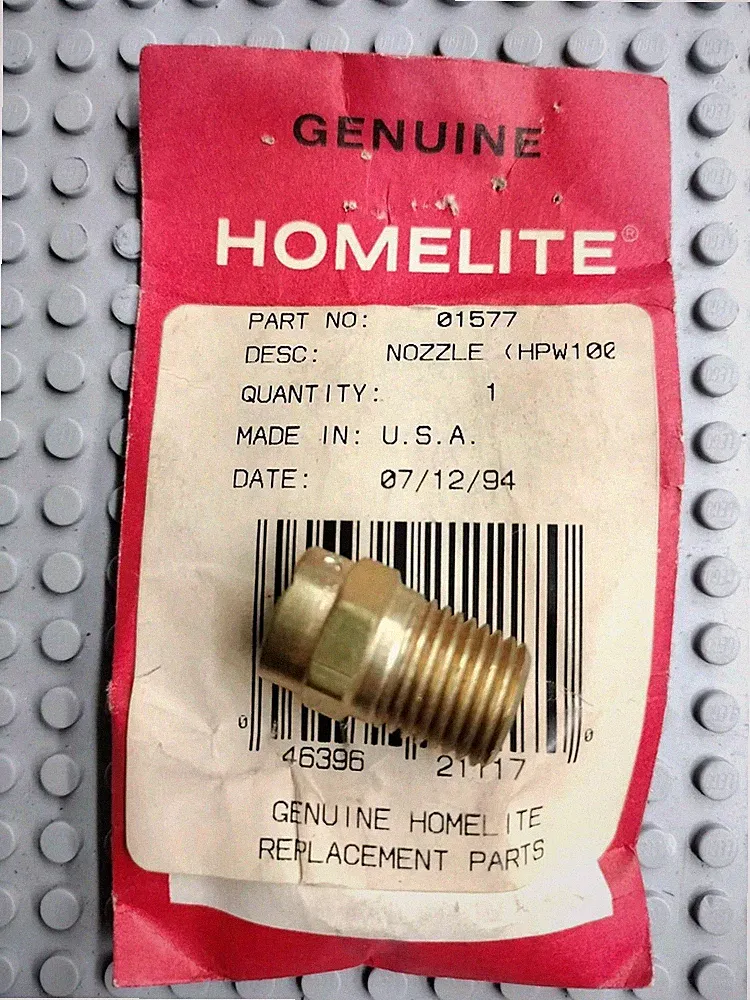 OEM GENUINE NEW OLD STOCK HOMELITE 01577 NOZZLE HPW PRESSURE WASHER