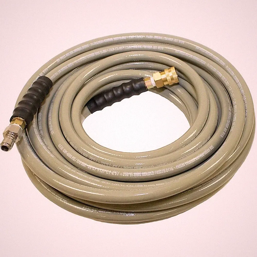 OEM Grade Washer 50ft Hot Water Pressure Hose 4500PSI 250F 3/8" QC Durable More