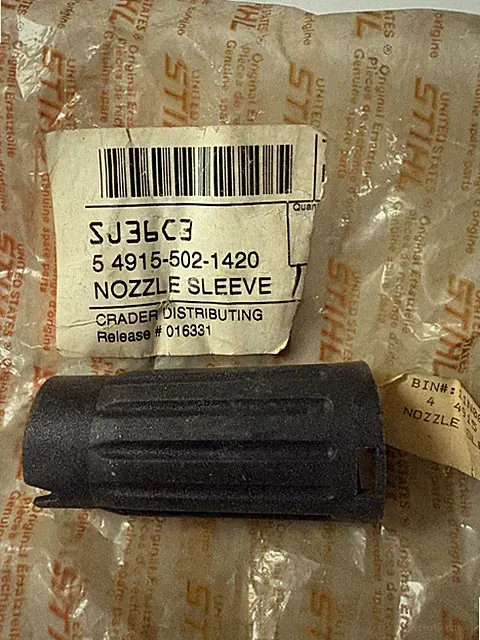 OEM Stihl Pressure Washer Nozzle Sleeve Part # 4915 502 1420