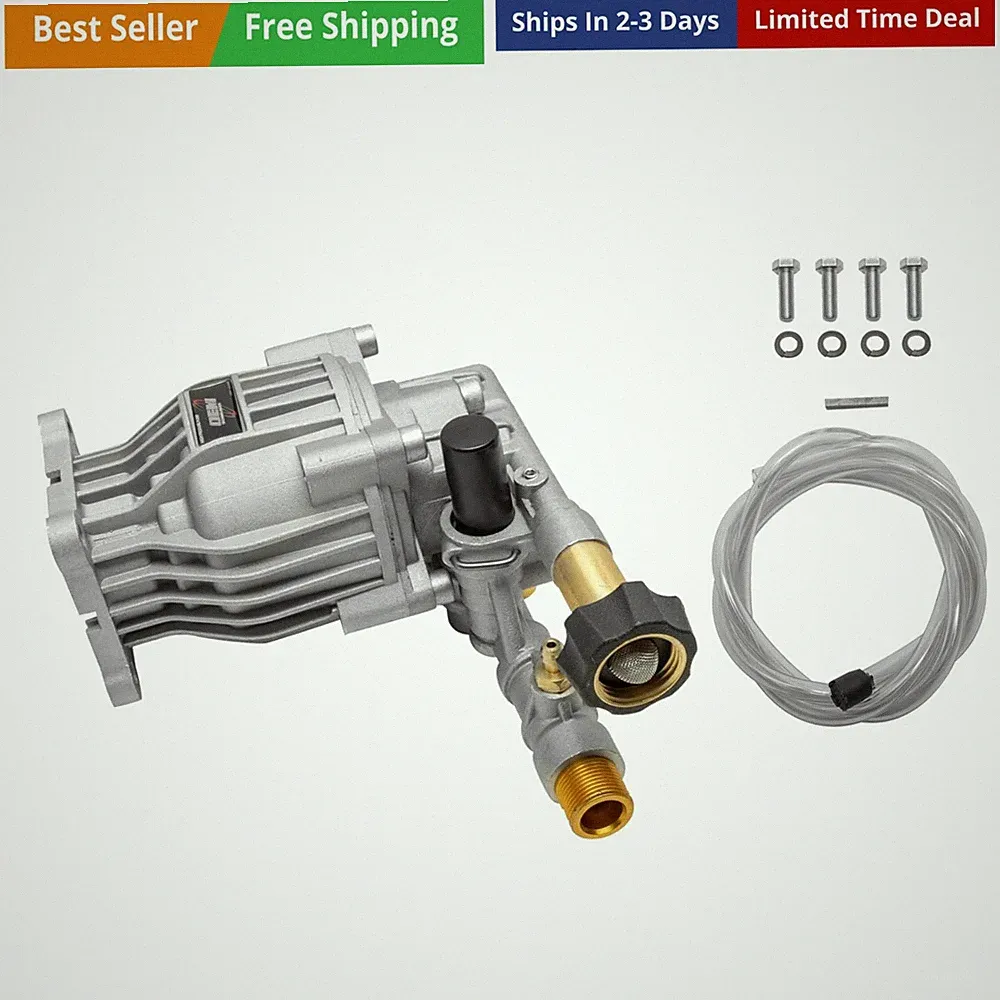OEM Technologies 3300 PSI 2.4 GPM Replacement Pressure Washer Pump Kit, Horiz...