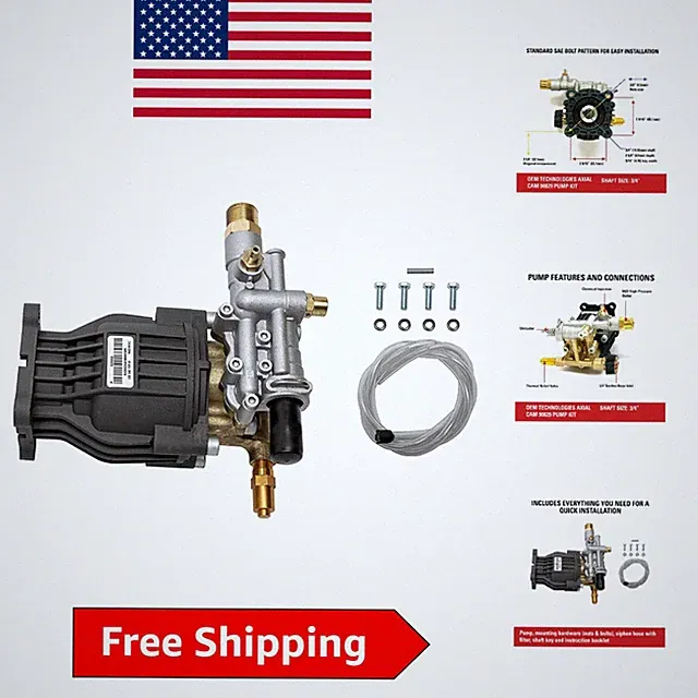 OEM Technologies 90029 3400 PSI Replacement Pressure Washer Pump Kit - Durabl...