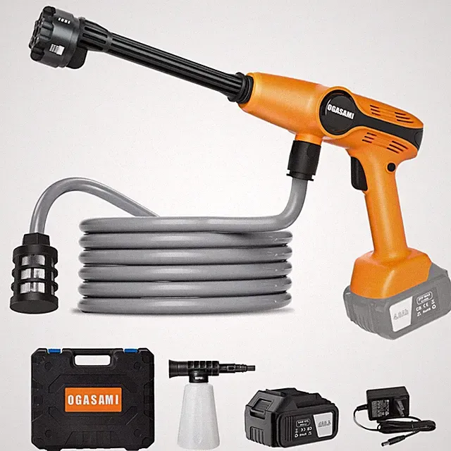 OGASAMI PORTABLE PRESSURE WASHER CORDLESS 1.85MPA PRESSURE WASHER D-021 - ORANGE