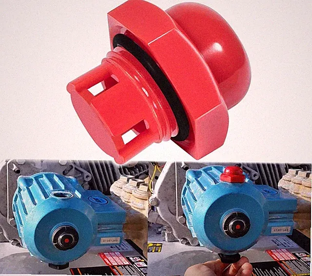 Oil Fill Replacement Cap 514009761 547961 with O-Ring Seal Replace for Cat Pumps